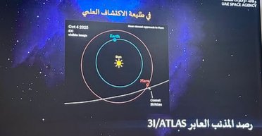 Міжзоряний об'єкт 3I/ATLAS: марсіанський зонд сфотографував його в безпрецедентний момент (фото)