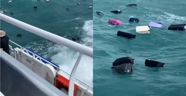 Туристка смотрела, как ее багаж тонет в море: почему экипаж корабля отказался помочь