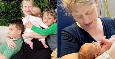 55-річну жінку лікарі назвали безплідною: вона народила трьох дітей, щоб довести зворотне (фото)