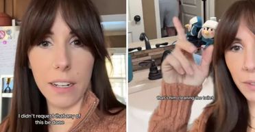 "Бажаю всім такого": жінка показала, чим займається її чоловік, поки вона на роботі (відео)