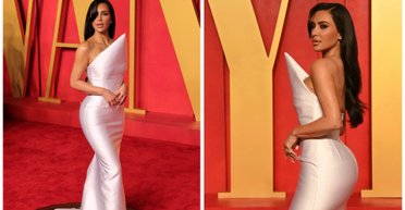Сукню Кім Кардаш'ян на вечірці Vanity Fair порівняли із серветкою (фото)