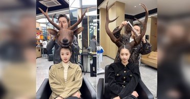 Рога оленя: парикмахер создал потрясающие прически и показал, как ему это удалось