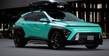 Hyundai представил яркий электрокроссовер для велосипедистов (фото)