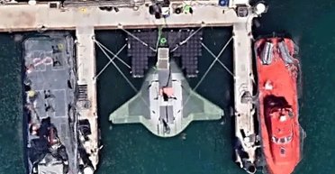 Сверхсекретный американский морской дрон Manta Ray попал на Google Карты (фото)