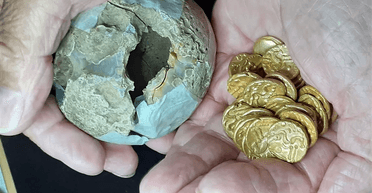 Не чіпали століттями: пенсіонер знайшов у землі монети, які можуть коштувати цілий статок