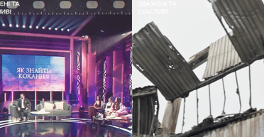 Снимали "Холостяка" и "Зважених та щасливих": россияне полностью уничтожили павильон СТБ (фото)