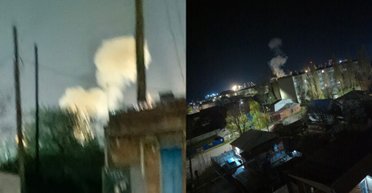 Краснодарский край РФ атаковали дроны: вспыхнул пожар в районе морского порта (видео)