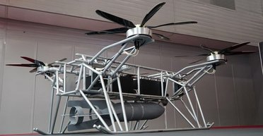 Четыре пропеллера и металлическая рама: в РФ хвастались дроном "Мотылек" для сброса ФАБ (видео)