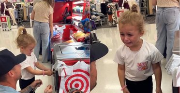 "Это — взрослая жизнь": девочка расплакалась, когда увидела цену на платье в магазине (видео)