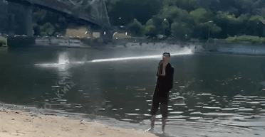 НП на зіплайні в Києві: у мережі показали момент обриву троса (відео)