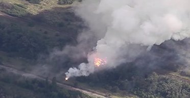 "Проиграл в прятки HIMARS": львовские десантники сожгли российский "Бук" (видео)