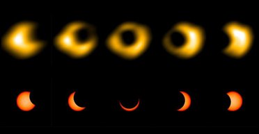 Отримано перші в історії радіозображення кільцеподібного сонячного затемнення (фото)