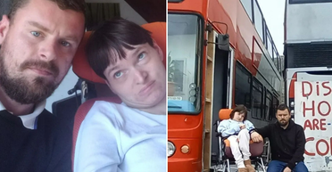 Аренда слишком дорогая: многодетная семья живет в двух автобусах, списанных на металлолом