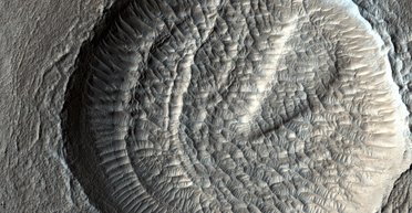 Печенье на Марсе. Аппарат NASA сделал снимок древнего марсианского кратера (фото)