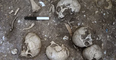 Жуткая находка: археологи обнаружили братскую могилу времен викингов и останки великана (фото)