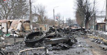 Ситуация в Буче: спустя шесть часов бои прекратились, но продолжаются обстрелы