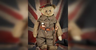 116-летний плюшевый мишка-солдат времен Первой мировой войны будет продан на аукционе