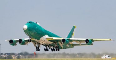 "Голый самолет Cудного дня": в Техасе заметили в полете редкий E-4B (видео)