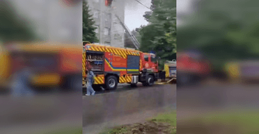 У будівлі ТЦК у Вінниці спалахнула пожежа: військові назвали причину займання (відео)