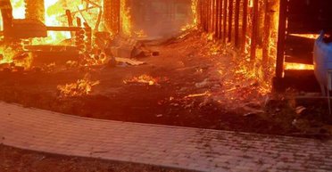 РФ ударила ракетой по Харькову: в городе горит инфраструктурный объект, — Терехов