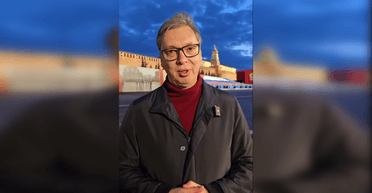 "Нехай ЄС покарає мене": Вучич прибув до РФ і дав інтерв'ю на Красній площі (відео)