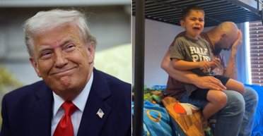 "Да, он настоящий": реакция мальчика на факт существования Трампа рассмешила сеть (видео)