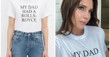 "У мого тата був Rolls-Royce". Вікторія Бекхем зробила футболку зі свого конфузу