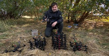 Украинский дрон "Генерал Черешня" впервые разбил оккупантов на авдеевском терриконе (видео)