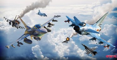 Дуель винищувачів: китайський J-10 проти американського F-16