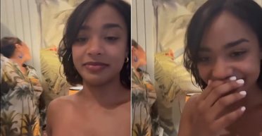 "Хорошая попытка": неудачная прятка мамы во время игры в прятки рассмешила ее дочь (видео)