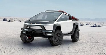 Новейший пикап Tesla Cybertruck получил экстремальную версию для бездорожья (фото)