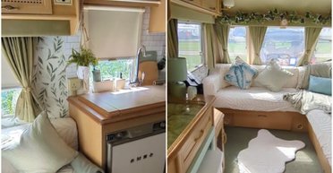 Райский уголок всего за $800: супруги смастерили роскошный дом на колесах (фото)