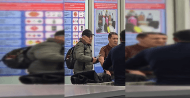 Бывший боксер поменялся местами с заложницей в аэропорту и обезоружил мужчину с ножом (видео)