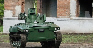 Рой дронов и ракеты "Корнет": РФ начнет серийное производство робота "Маркер"