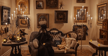 Зубы, надгробия и куклы: девушка превратила свое жилье в "самый жуткий дом в мире" (фото)