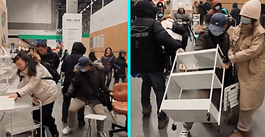 Скидки свели людей с ума: распродажа в IKEA закончилась катастрофой (видео)