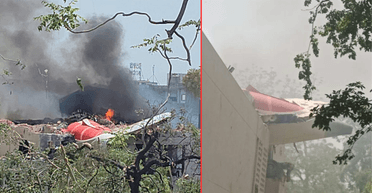 Індійський літак врізався у гуртожиток для студентів-медиків: нові деталі авіатрощі (відео)