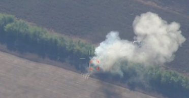 "Влаштували вогняний смерч": ЗСУ показали знищення російського РСЗВ "Ураган" (відео)