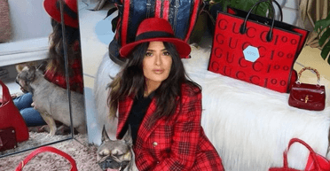 Сальма Хаєк показала свою колекцію розкішних сумок (фото)