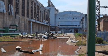 Застосували "Смерч": росіяни завдали удару по Слов'янській ТЕС ракетами (фото)