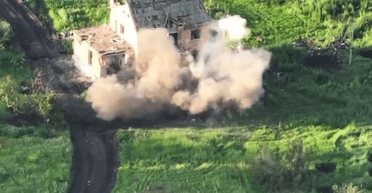 Бійці 3 штурмової бригади з гаубиці М119 знищили міномет в районі Бахмута (відео)