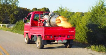 Маленькая ракета: в США создали сумасшедший реактивный грузовик Honda на 5000 сил (видео)