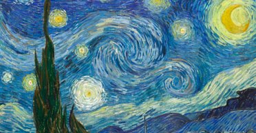 На картині "Зоряна ніч" відображено фізичне явище: Ван Гог не міг про нього знати