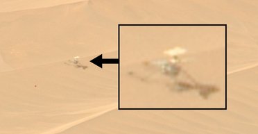 Зламаний і самотній. Марсохід NASA зробив знімок вертольота Ingenuity на Марсі (фото)