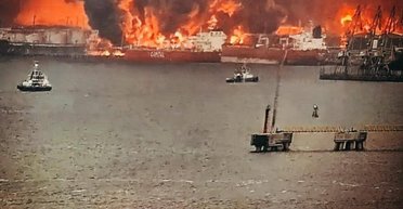 Дрони атакували порт Усть-Луга у Ленінградській області: з'явились фото