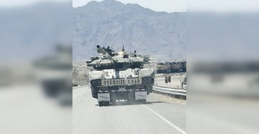 В США заметили украинский танк Т-84, который ехал с полигона: зачем он американцам