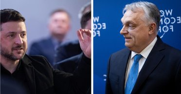 "Заслуживает подзатыльник": Зеленский подколол Орбана в Давосе, тот отреагировал (видео)