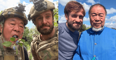 "Найвпливовіший художник світу" Ай Вейвей приїхав на фронт в Україну (фото)