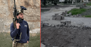 "На полях жодного окопу": військові обурені через бруківку у Краматорську (відео)