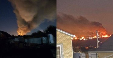 Вспыхнул пожар: беспилотники атаковали Ильский НПЗ в России (фото, видео)